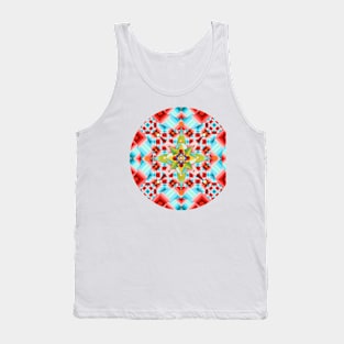 Op Art Tartan Tank Top